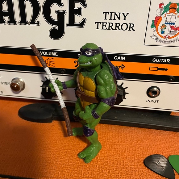 🔥 Donatello TMNT Teenage Mutant Ninja Turtles Action Figure C O W A B U N G A - Picture 3 of 4